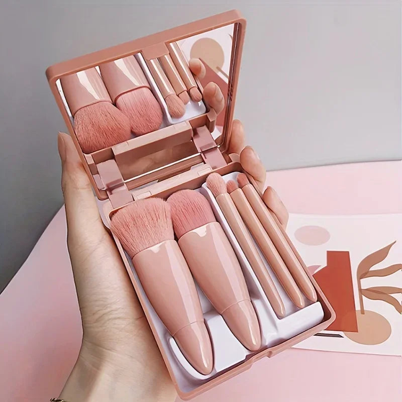Portable LED Light Makeup Mirror Vanity lights Compact Make Up Pocket mirrors Vanity Cosmetic hand folding led Mirror lamp
