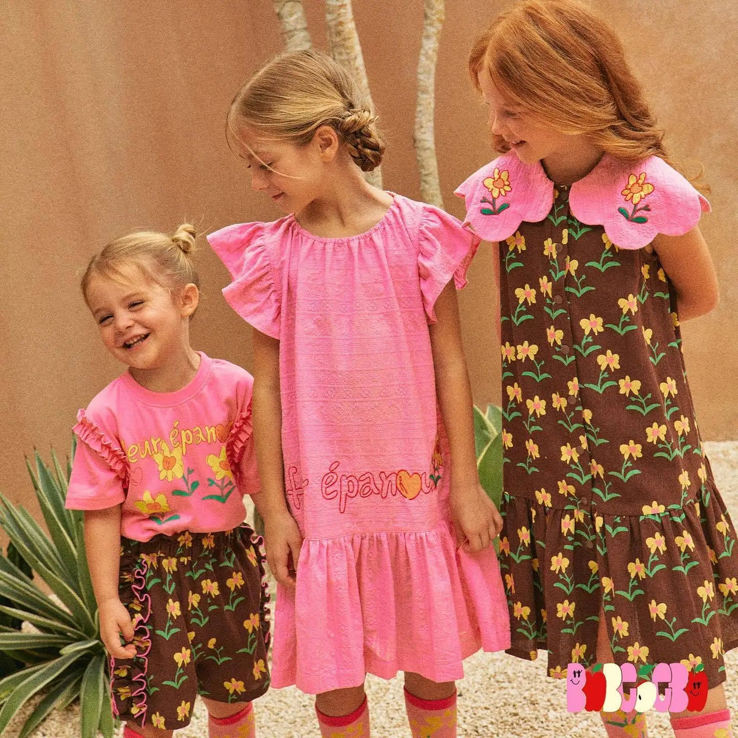 2024 New Summer Kids's Clothes Girls Party Pink Dress Baby Children's A-Line Embroidered Floral Skirts Children's Clothings