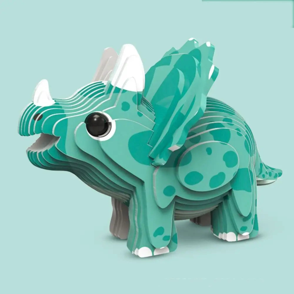 Giraffe 3D Paper Puzzle Animal Model Toy Puzzle Paper 3D Stereo Puzzle 3D Animal Model Animal 3D Paper Puzzle Toy Kids Toys