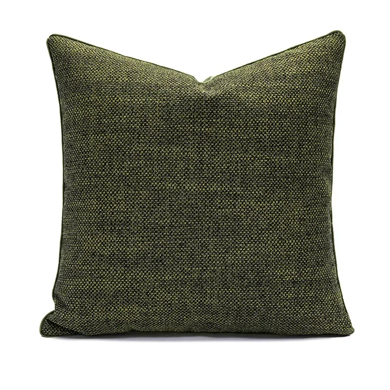 Nordic Green Light Luxury Pillow Cover Decorative Modern Minimalism Pillow Cases Home Living Room Sofa  Bedhead Cushion Covers