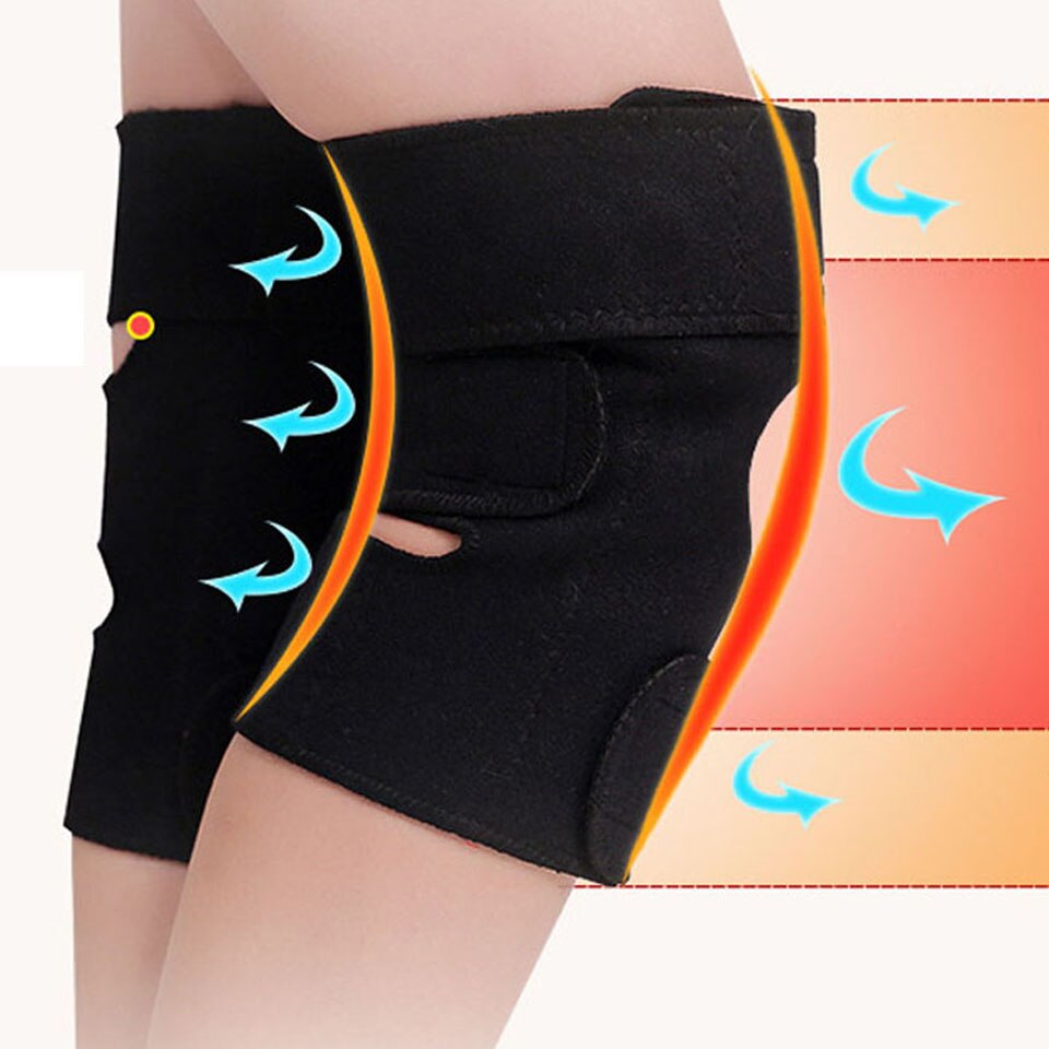 2pcs Magnetic Heating KneePads Therapy Large Range Knee Protector Self Knee Support Belt Knee Care Perfec