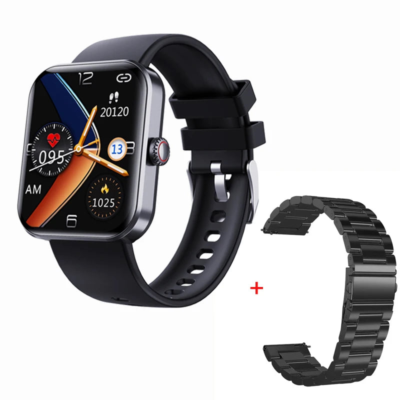 2023 F57L Smart Watch Men 24 Hour Heart Rate Sleep 50+ Sport Temperature Monitoring Sport 1.91 Inch Touch Screen Smartwatch