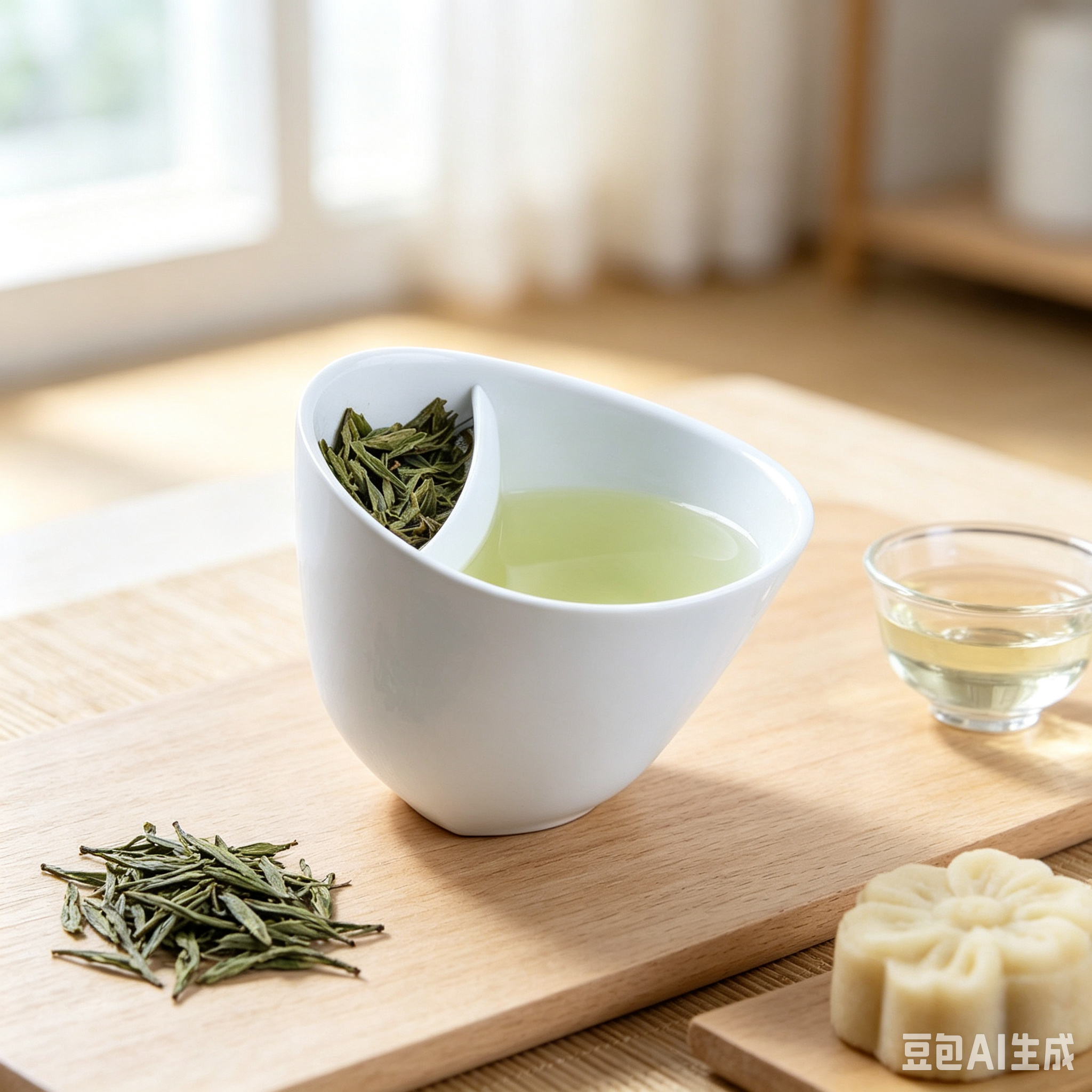 Cuptone Tilt Tea Cup, 2026 New Creative Tilting Teacup with Built-in Tea Strainer & Infuser, Smart One Piece Travel Cup for Loaded Tea