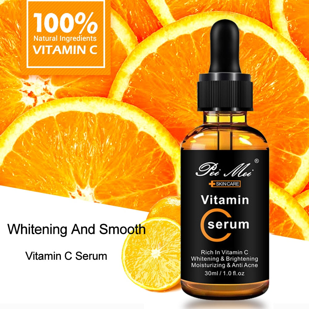 Skincare Products Vitamin C Facial Serum Brighten Skin Lighten Spots Skin Care Products 30ml