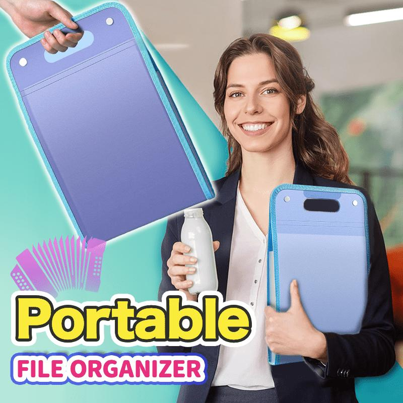 Portable Expanding File Folder Organizer