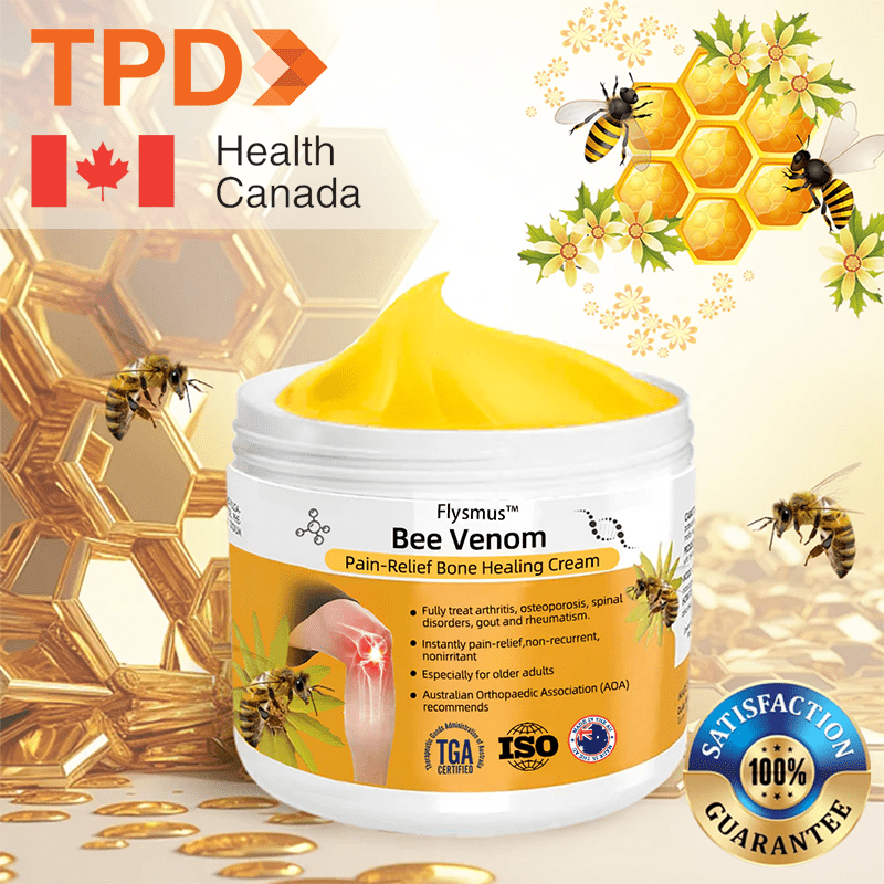 Flysmus™ Bee Venom Pain-Relief Bone Healing Cream(Specially for older adults & AOA recommends)🏆🐝
