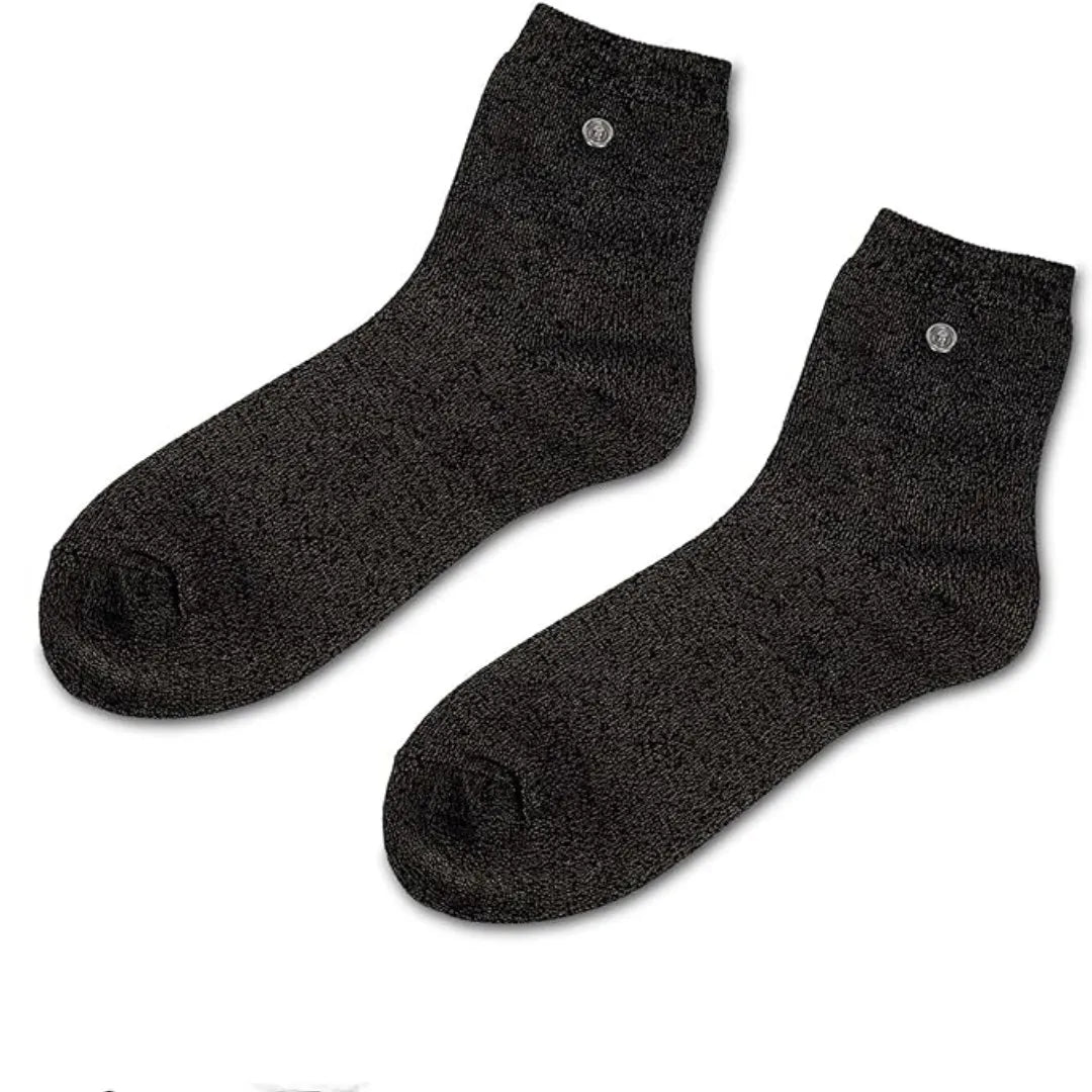 Conductive Grounding Socks 22% Pure Silver Infused Ankle Socks for Grounding Shoes,5 Pair