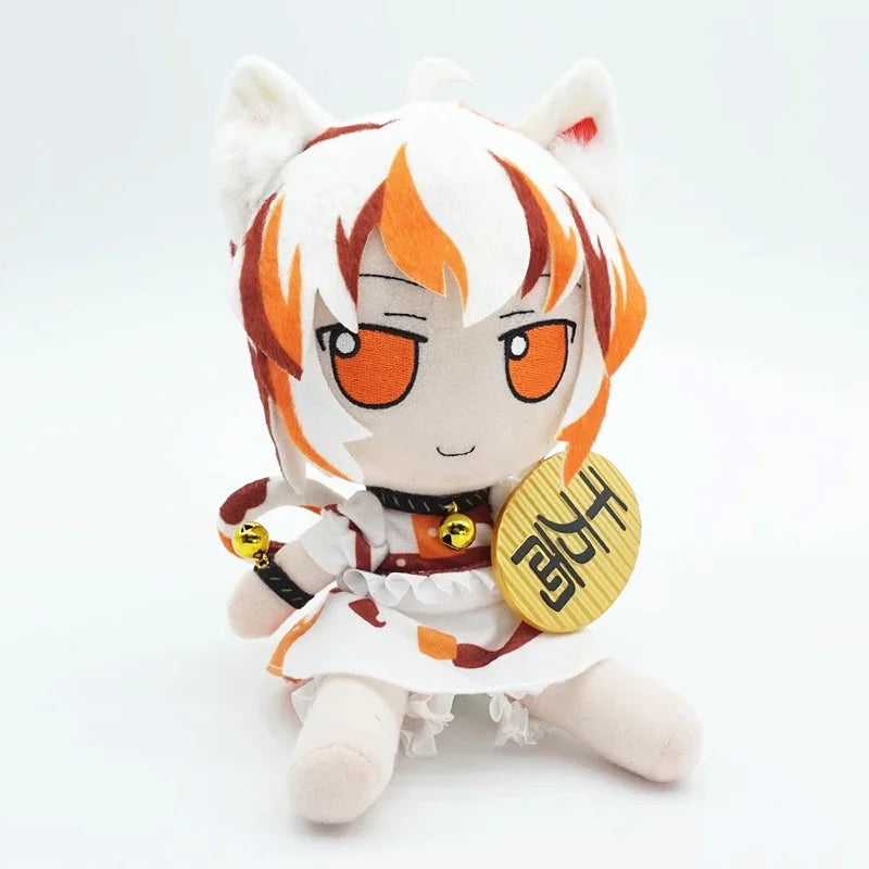 Yorigami Shion Fumo Plush Toy TouHou Project 20cm Sitting Soft Doll Kawaii Plushie Figurine Kids Fans Birthday Christmas Gifts