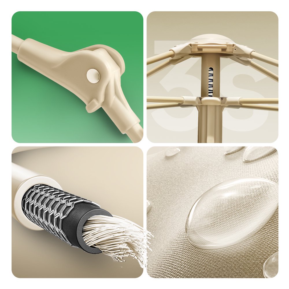 Qingchuan 4-Sided Outdoor Tent for Camping & Beach