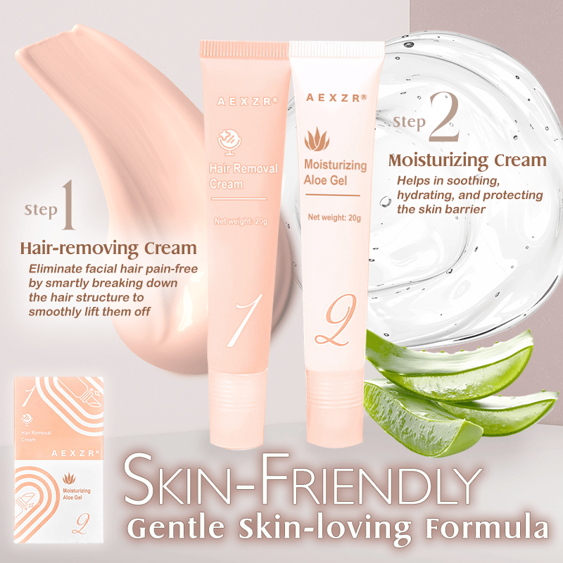 Aexzr® Gentle-Lift Facial Hair Removal Cream