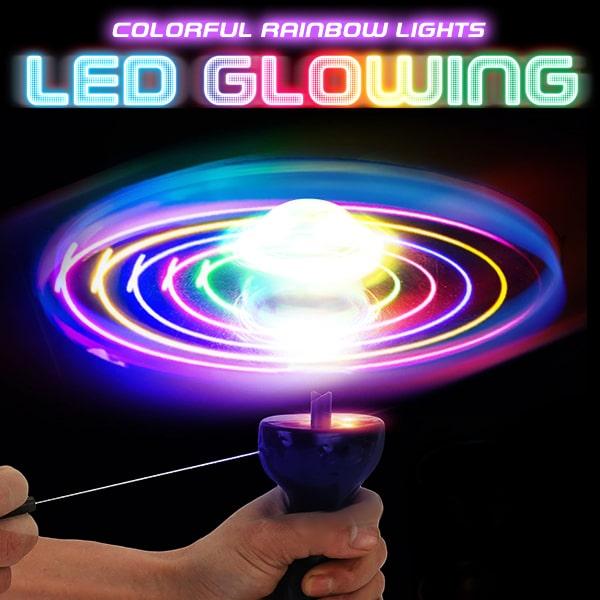 Fun Flashing Flying Disc Spin