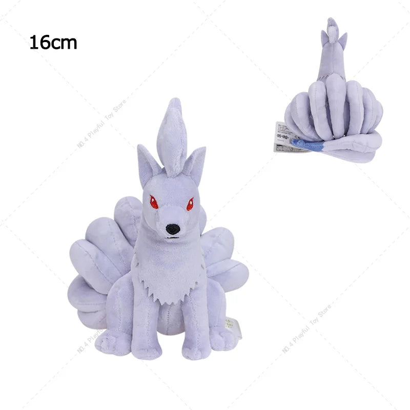 New Arrival Pokémon Plush Toy Ninetales Alolan Ninetales Shiny Ninetales Cute Soft Stuffed Toys Birthday Christmas Gift