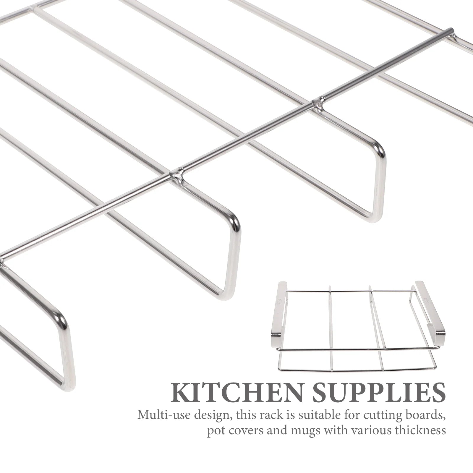 Chopping Board Stand Hanging Rack Coat Hanger Kitchen Supplies Organizer under Cabinet Storage