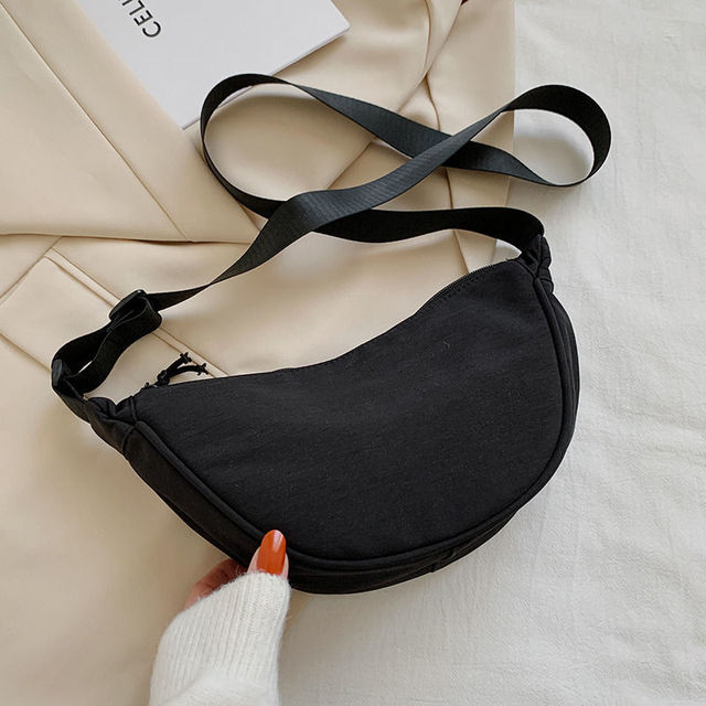 Solid Color Chest Bag For Women Large Capacity Travel Crossbody Female Half Moon Belt Bag Ladies Daily Street Fanny Packs 2022