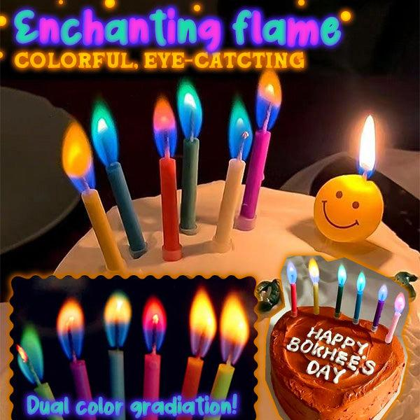 Bright Rainbow Cake Candle Kit