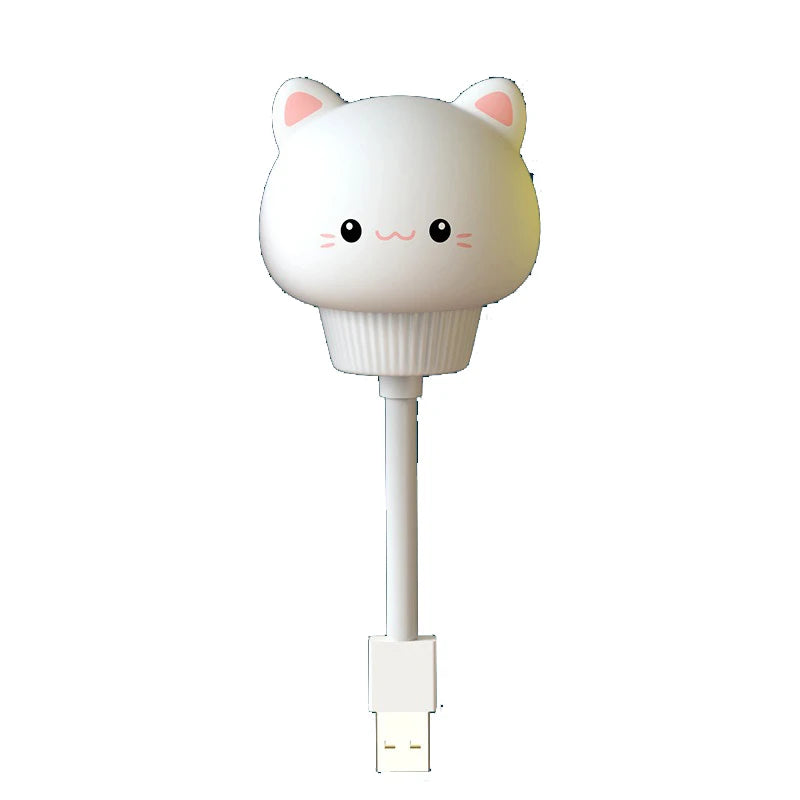 USB LED Night Light Chlidren Cute Cartoon Animal Night Lamp Cute Bear Duck Kitten Remote Control for Baby Kid Bedroom Decor Lamp