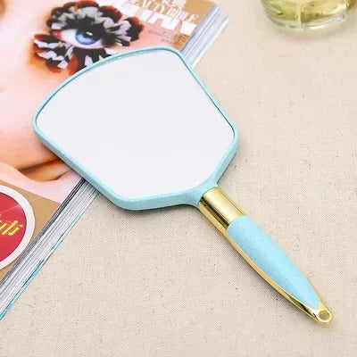Portable LED Light Makeup Mirror Vanity lights Compact Make Up Pocket mirrors Vanity Cosmetic hand folding led Mirror lamp