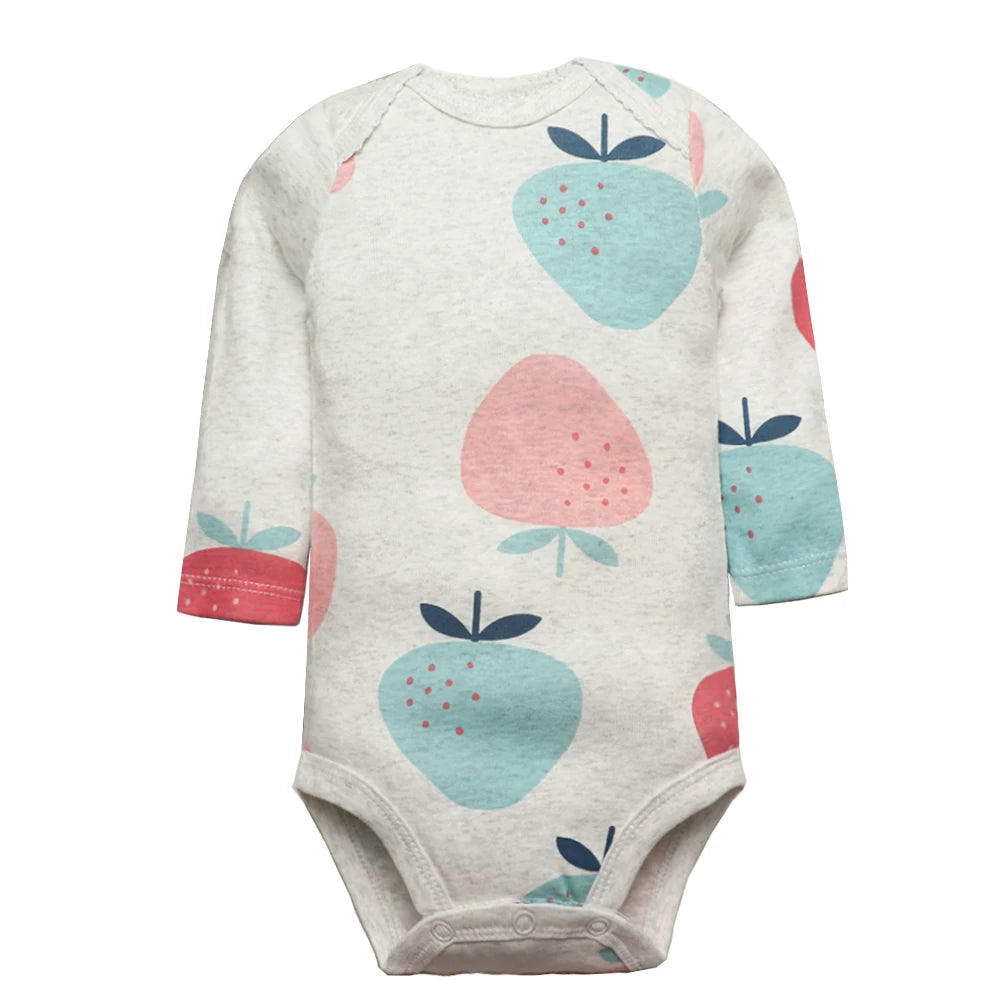 Baby Girl Jumpsuit 2024 Unisex 5-pack Cotton Newborn Baby Bodysuits Baby Boy Clothes Cartoon Infantil Clothing