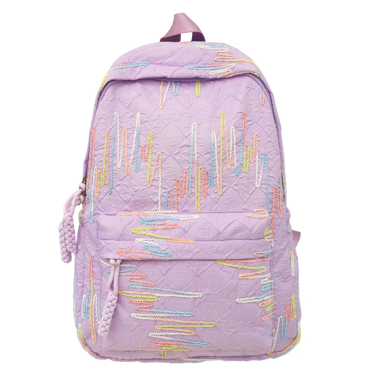 Nylon Zipper Large Capacity Women's Backpack 2025 Fashion New Versatile Style Trend Outdoors Student Schoolbag Bolso De Mujer