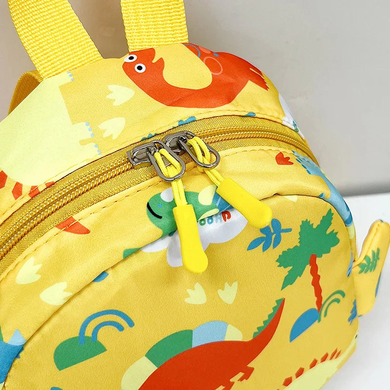 Cute Children Bag Cartoon Dinosaur Kids School Bags Kindergarten Preschool Outdoor Travel Backpack for Boys Girls Anti-lost