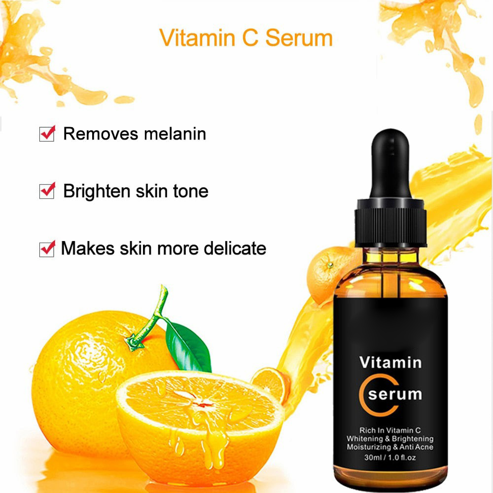 Skincare Products Vitamin C Facial Serum Brighten Skin Lighten Spots Skin Care Products 30ml