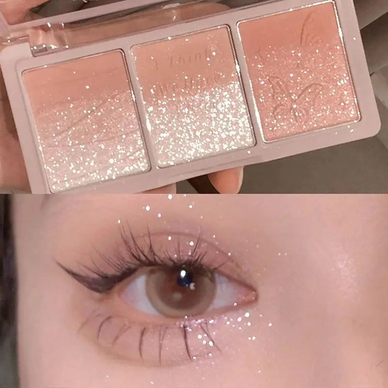 A 3-in-1 waterproof matte powder blush, perfect for beginners and suitable for all skin tones, it brightens and blends color.