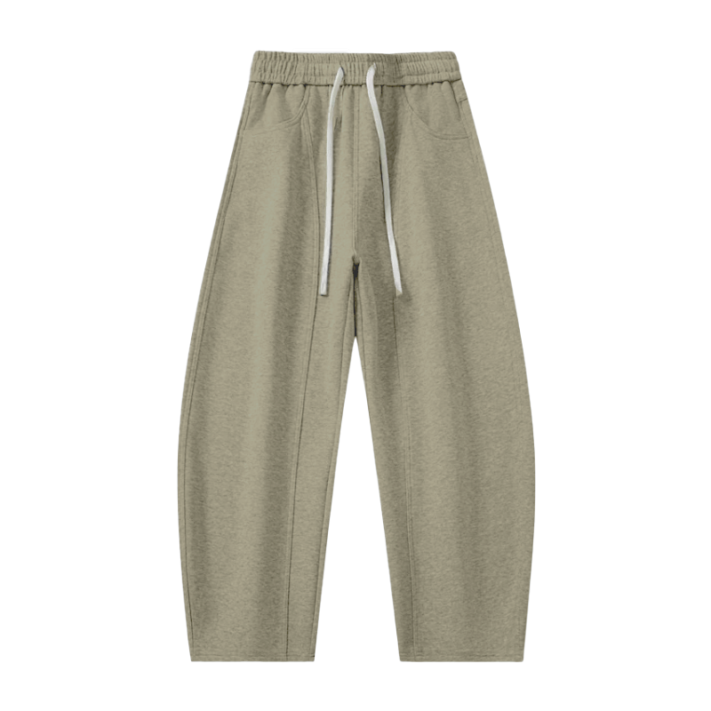 Barrel leg sweat pant