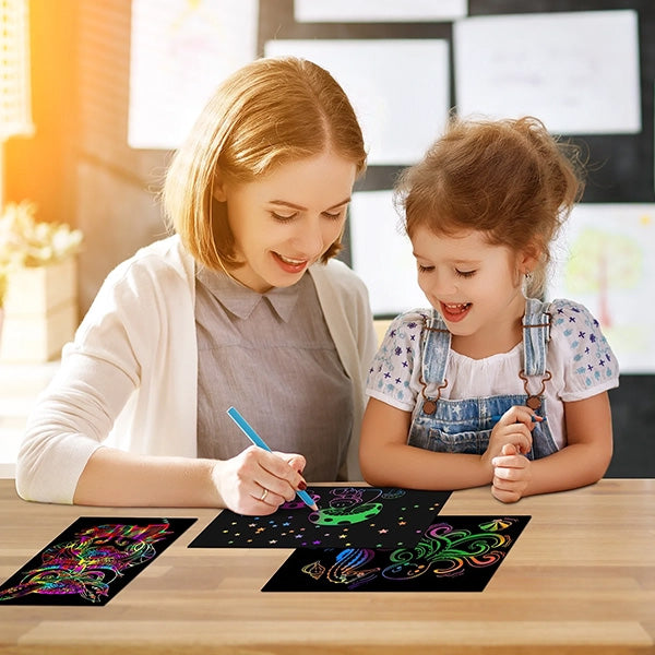 Rainbow Scratch Notes (50/100/150PCS)