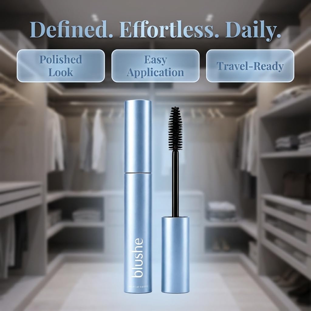 Blushe Lash Casting Mascara Korean, New Upgrade Blush Korean Mascara With Growth Serum, Volumizing & Lengthening Lash Makeup, Lash Enhancement & Regeneration, Smudge Proof & Waterproof