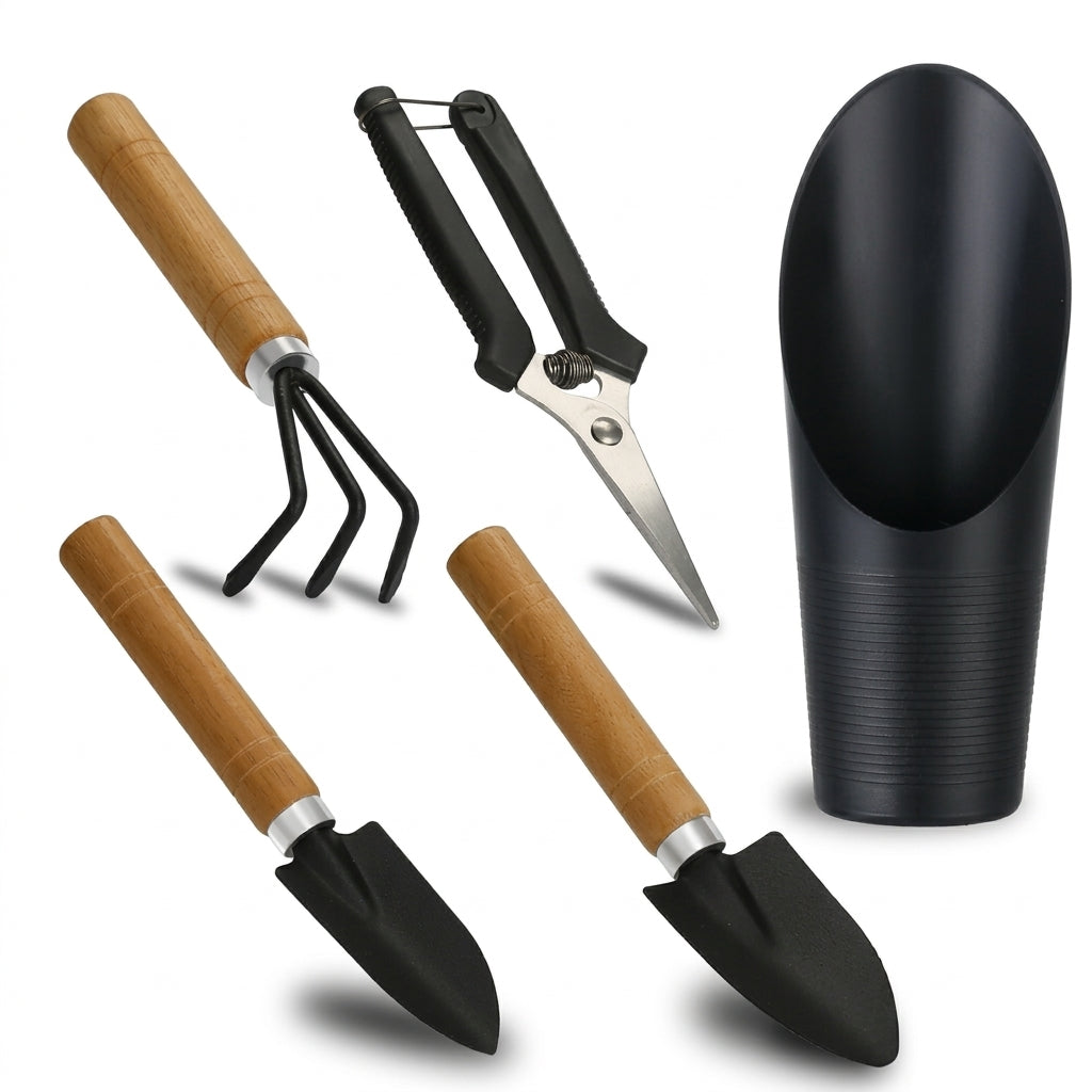 Essential 5-Piece Indoor Potting Tool Set