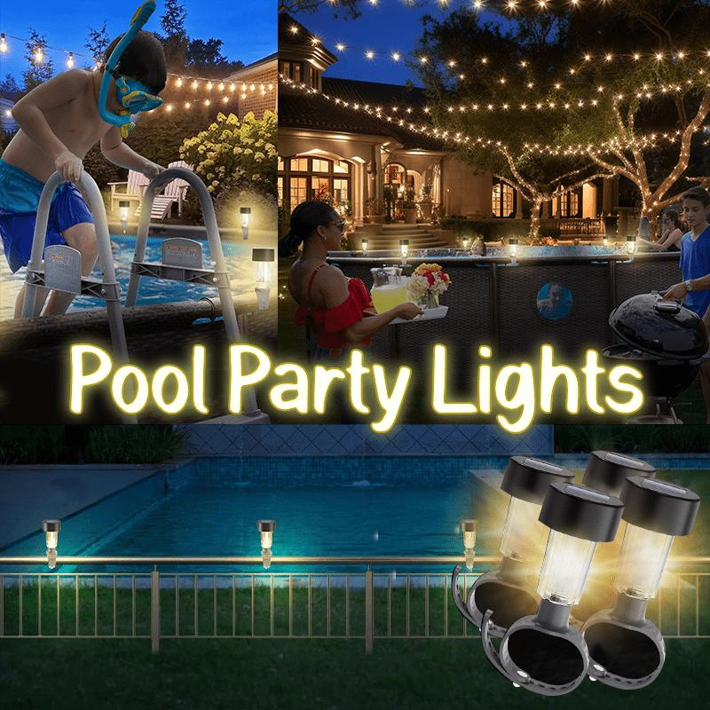 Ultra-Bright Solar LED Pool Side Lights