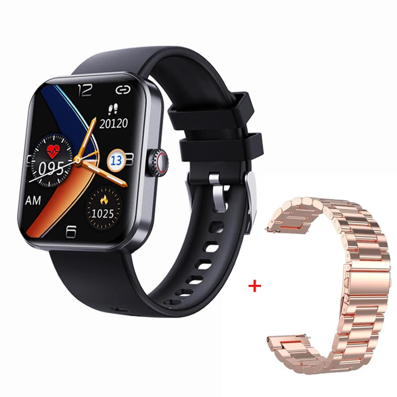 2023 F57L Smart Watch Men 24 Hour Heart Rate Sleep 50+ Sport Temperature Monitoring Sport 1.91 Inch Touch Screen Smartwatch