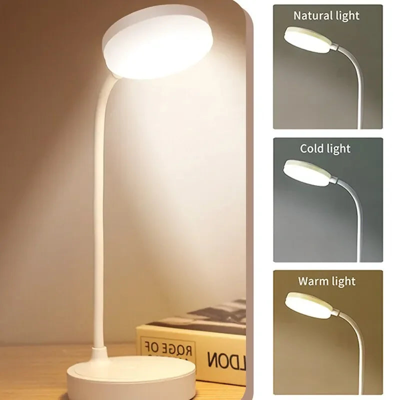 Led Table Desk Lamps Eye Protection Usb Rechargeble Learning Lights Children's Bedroom Bedside Adjustment Reading Night Light