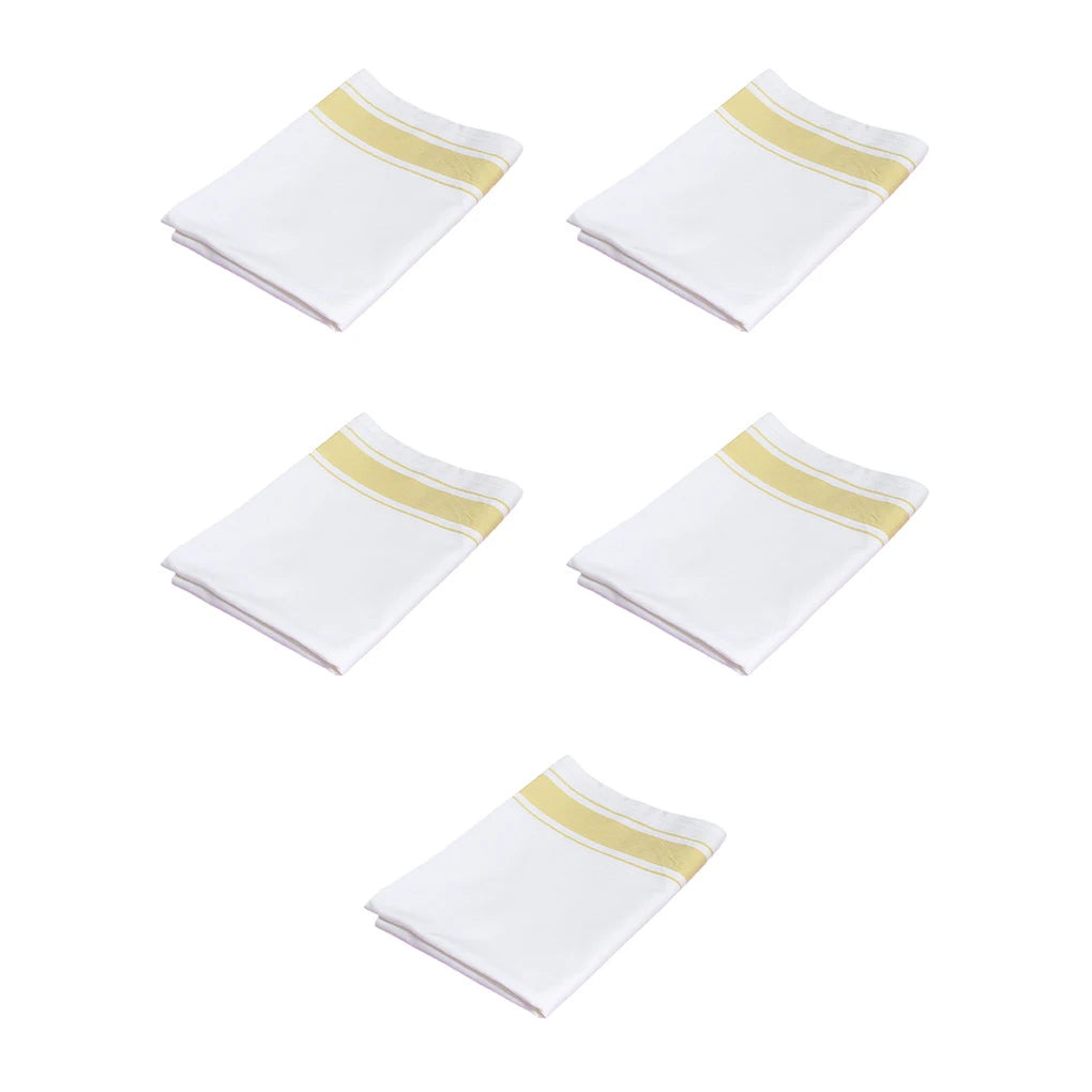 5Pcs Scouring Cloth Cleaning Cloths Towels Reusable Kitchen Washing