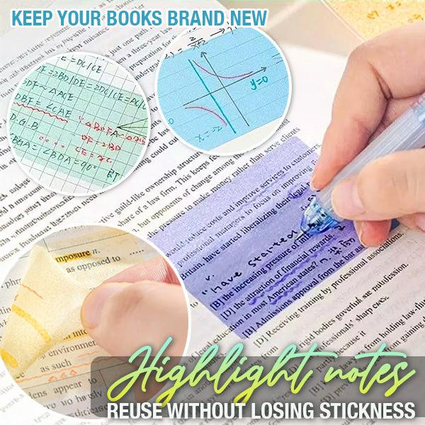 Transparent Pearl Tab Sticky Notes (126 Sheets)