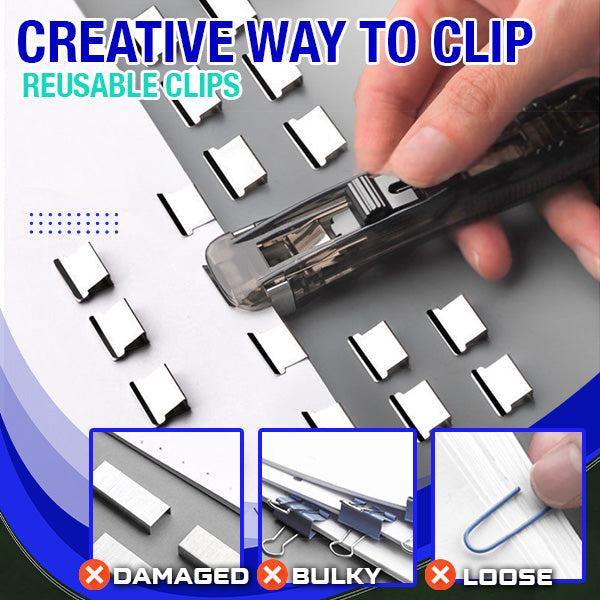 Staple-free Paper Binding Clip Kit