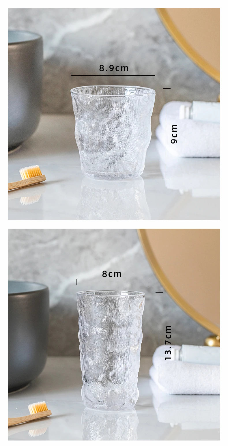 1pc Glass Transparent Gargle Cup Household Toothbrush Storage Couples Tooth Mug Washing Tools Accessories Bathroom