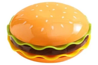 Stackable Hamburger Plate Set Mini Dinner Plate Funny Sauce Containers Seasoning Bowls Sauce Bowls Table Decor