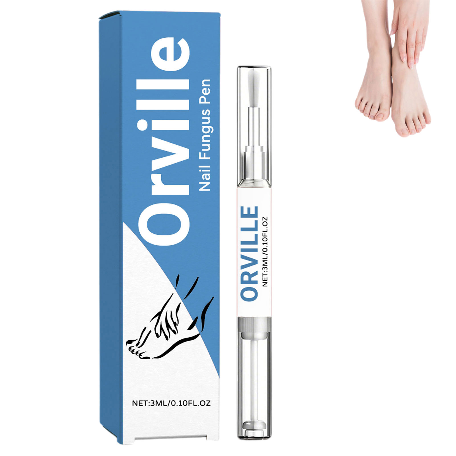 Orville Nagelpilz Stift Original, Natürliches Inhaltsstoffserum für Stärkungsnägel, 2026 Neu Nail Care Pen Nagelpilz für Jeden Geeignet