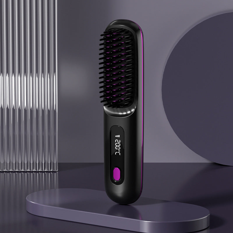 🔥 The First Smart Styling Brush for Short Hair – Precise, Safe & Effortless