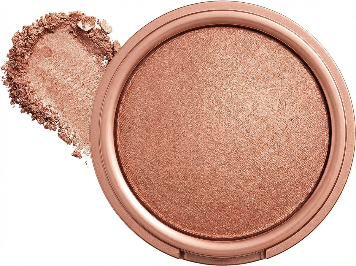 Enhance your complexion with this radiant baked bronzer designed to deliver a soft