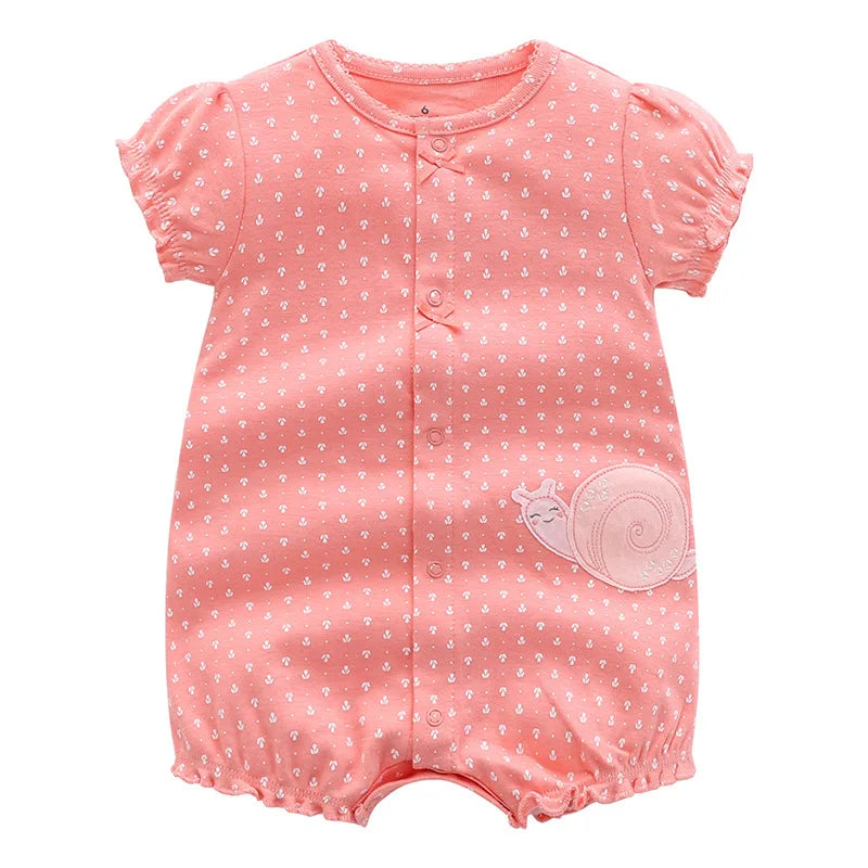 Summer brands Newborn Baby Rompers Short Sleeve