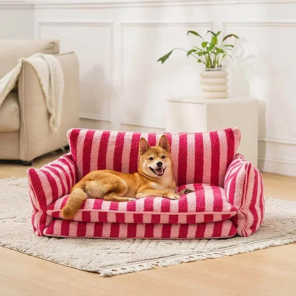 Cat Bed Sofa Winter Warm Cat Nest Pet Bed for Small Medium Dogs Cats Comfortable Plush Puppy Bed Pet Supplies