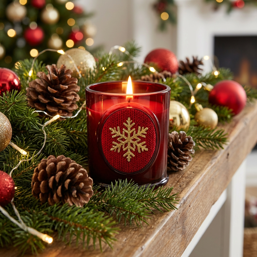 Cozy Winter Candle