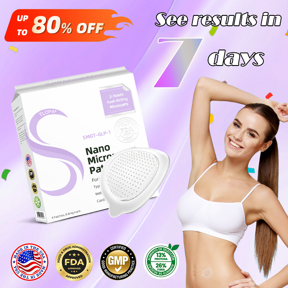 [See results in 7 days]🌹TLOPA® SMGT-GLP-1 Nano Microneedle Patch（Painless, long-lasting, addressing diabetes, obesity, and cardiovascular diseases)🌹