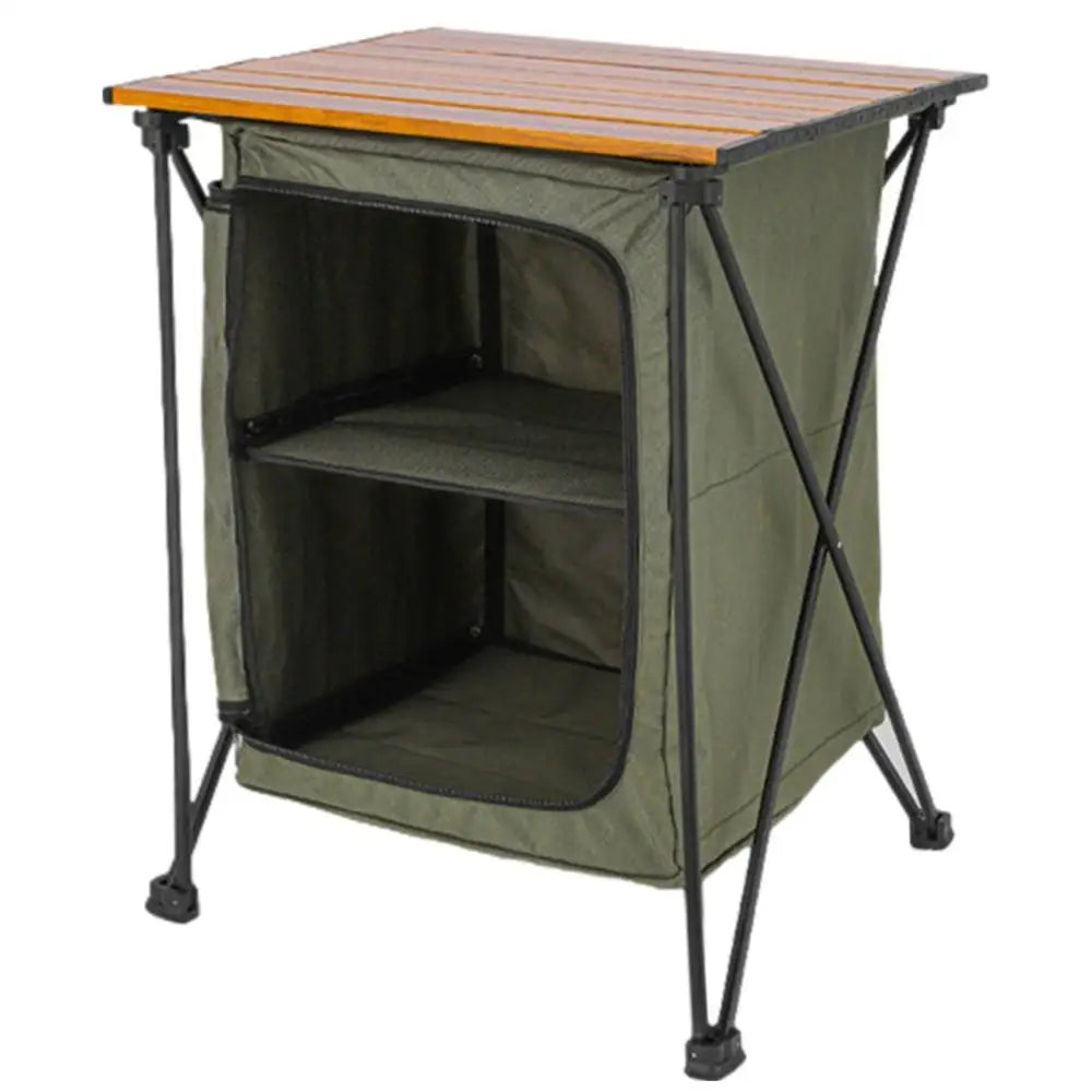 Folding Outdoor Cooking Cupboard Storage