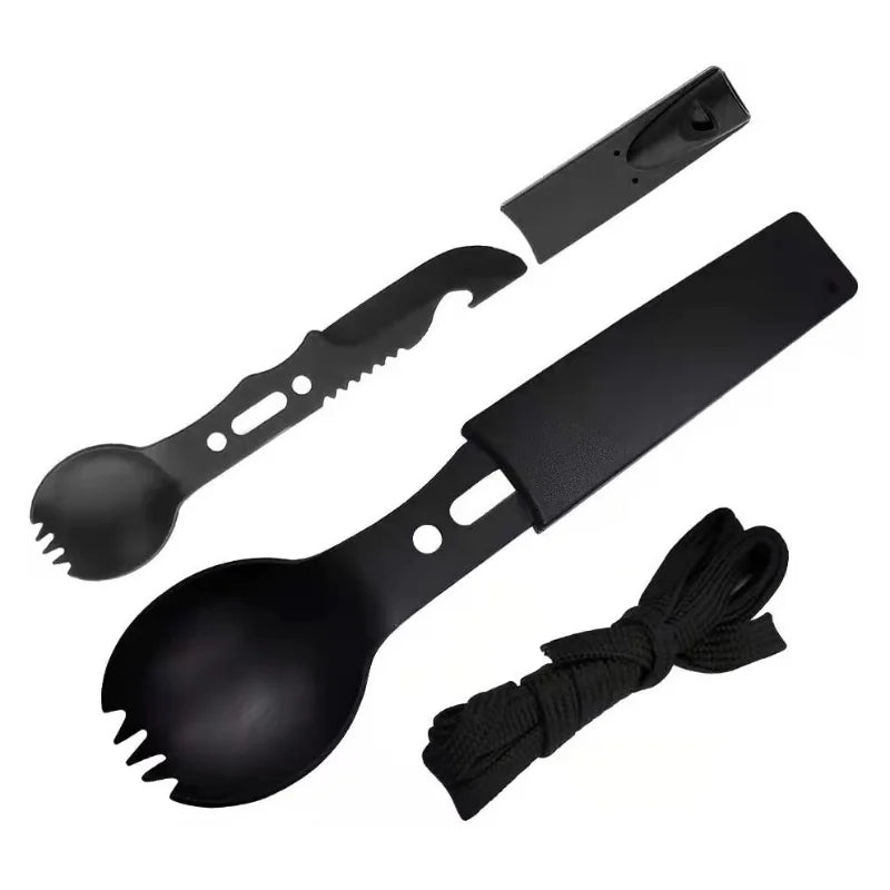 Camping Tableware Outdoor Stainless Steel Knife Fork Spoon