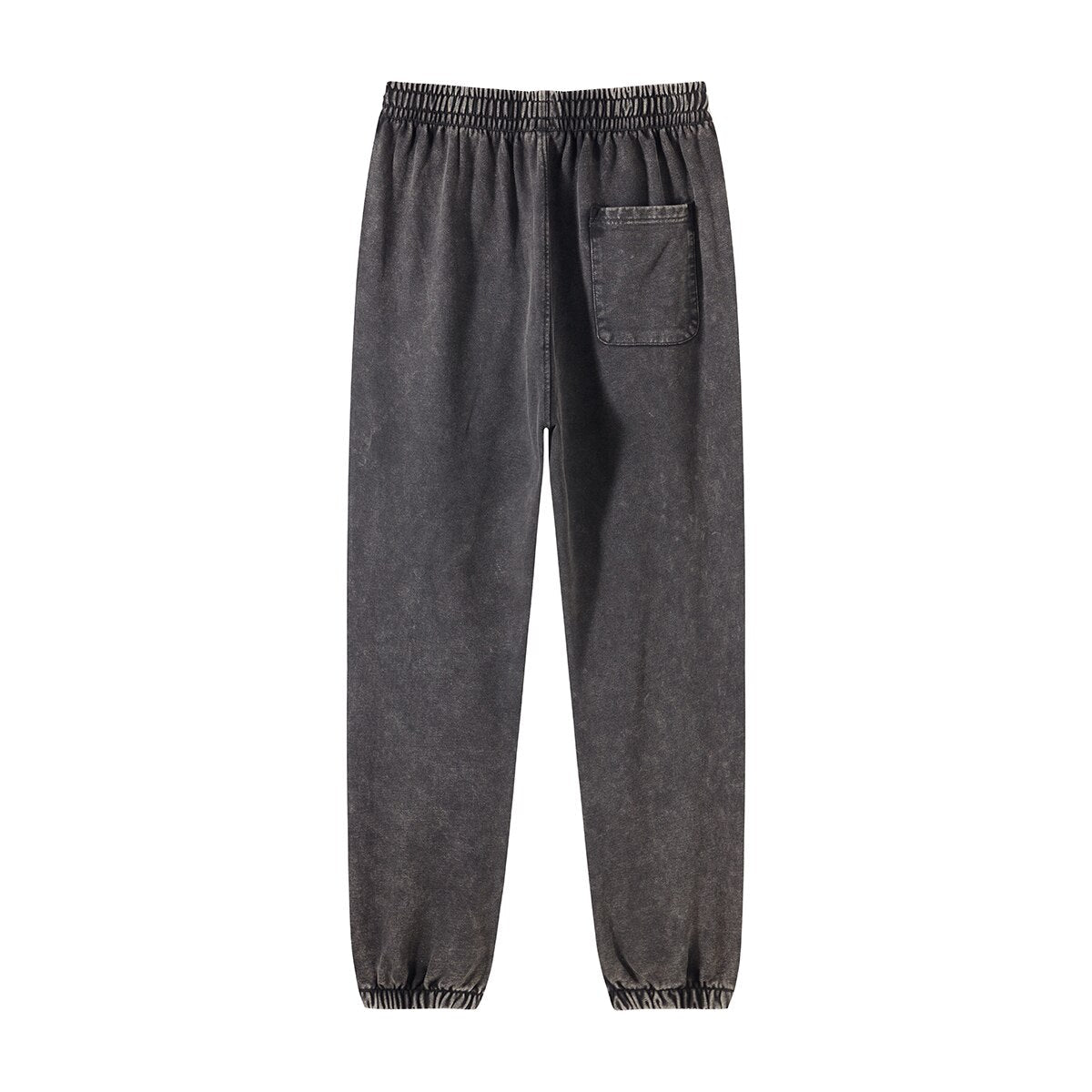 Baggy fit heavy cotton french terry wax dyed sweatpant