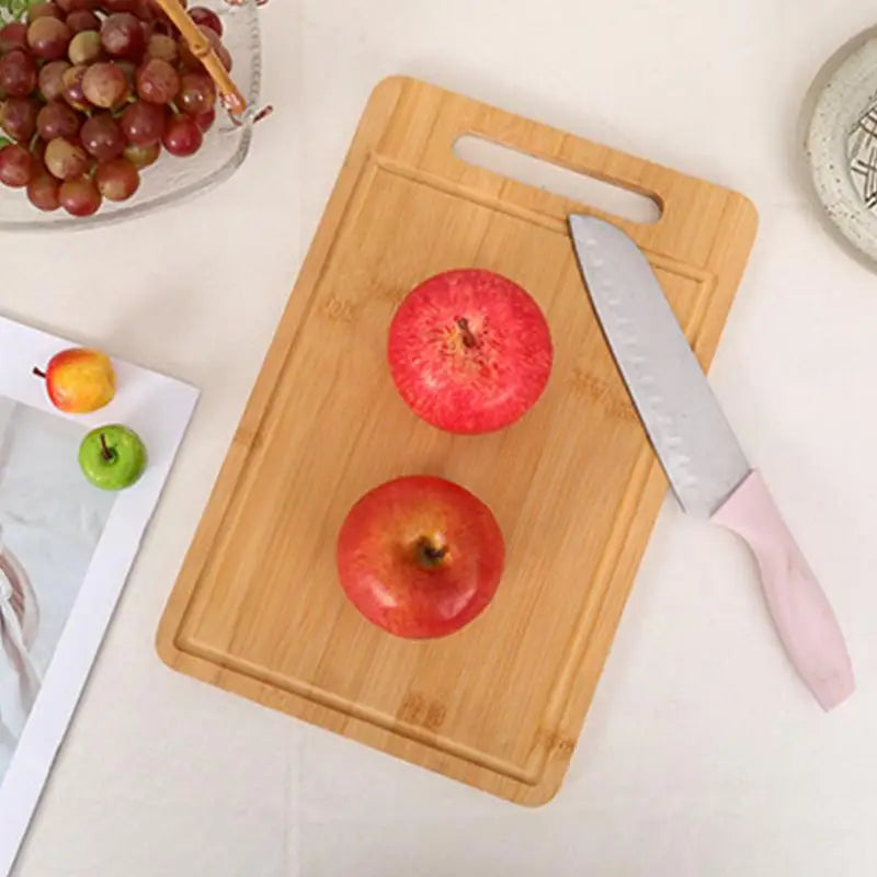Wooden Cutting Board Household double-sided bamboo chopping board Oil And Wax Applicator For Butcher Blocks Cutlery