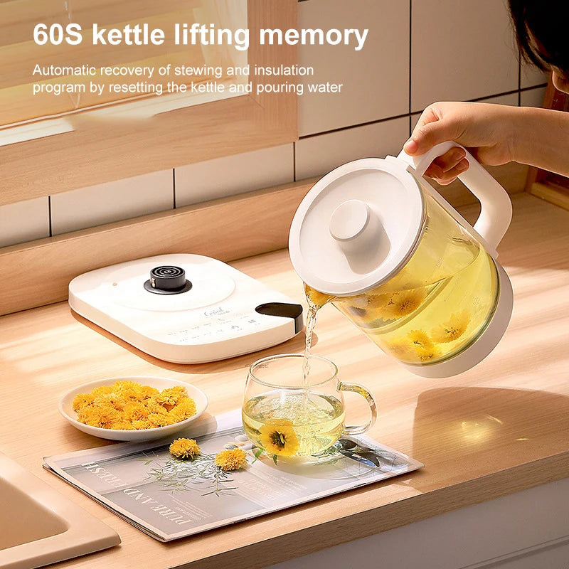 2024 1.8L Electric Kettle Tea Pot Health Preserving Pot Boil Water Pot Kettle  Stew Cup Multifunctional Teapot Home Office 220V